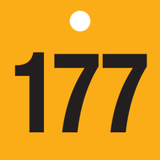 ZWARTE CIJFERS 151 tot 200 op PP.GEEL