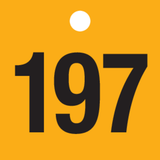 ZWARTE CIJFERS 151 tot 200 op PP.GEEL