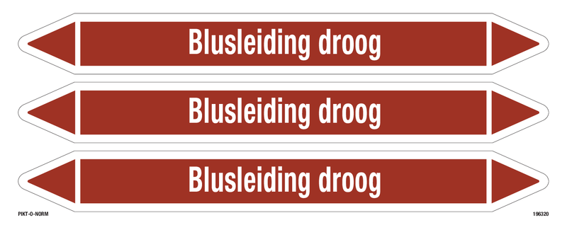 BLUSLEIDING DROOG