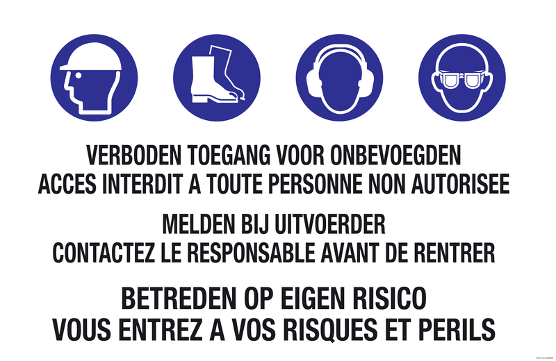 VERBODEN TOEGANG. ACCES INTERDIT...
