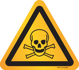 AVERTISSEMENT DANGER MATIÈRES TOXIQUES