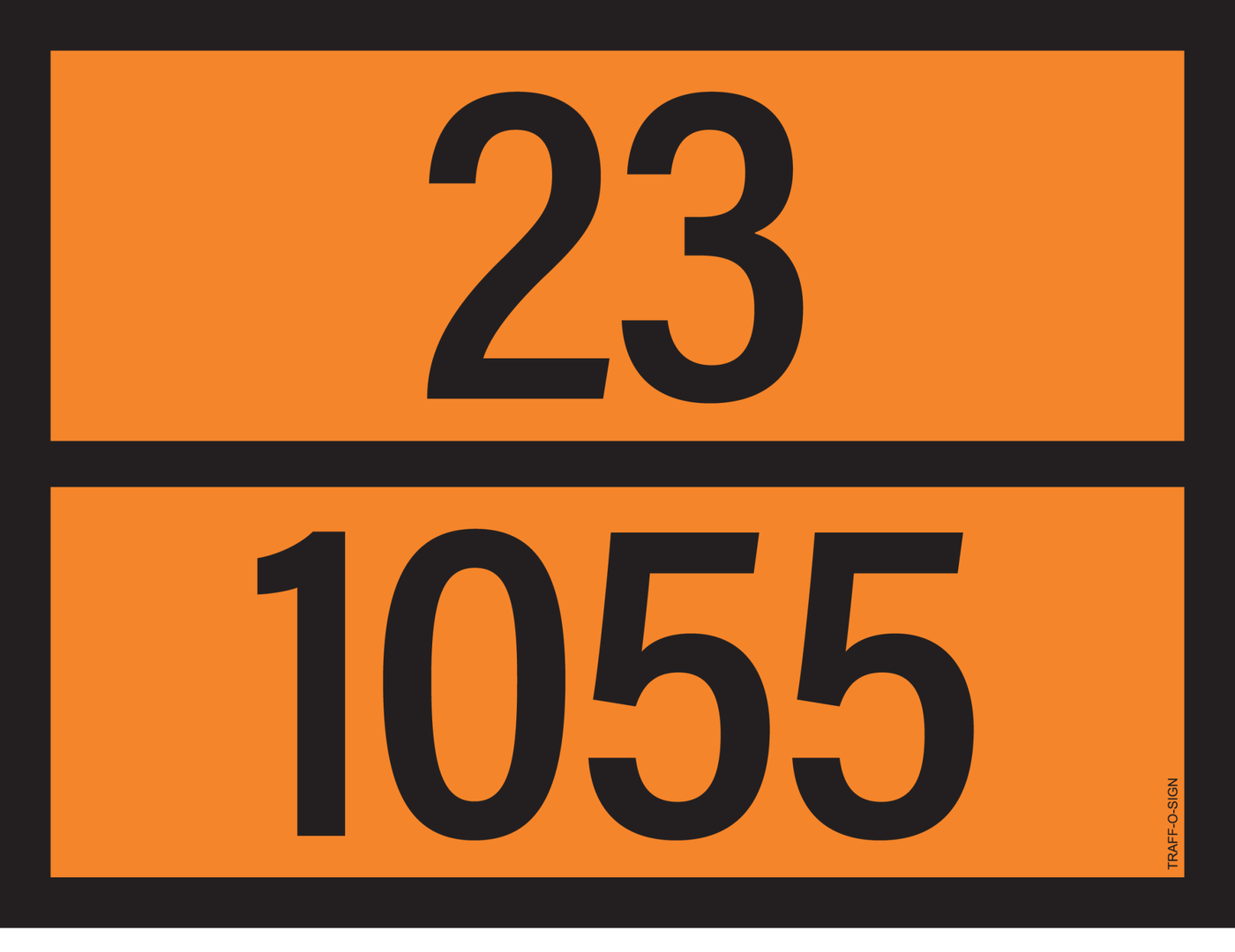 ADR BORD MET GEVARENCODE 23/1055