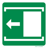 FAIRE COULLISER LA PORTE VERS LA GAUCHE