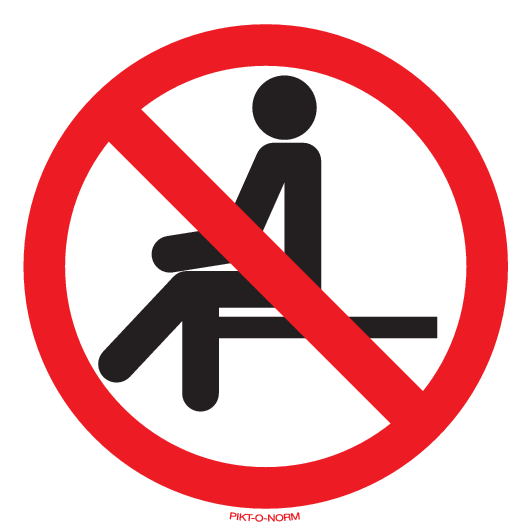 INTERDICTION DE S'ASSEOIR