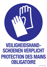 VEILIGHEIDSHANDSCHOEN.VERPLICHT  N/F