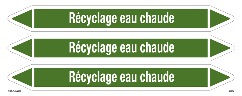 RÉCYCLAGE EAU CHAUDE