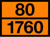 ADR BORD MET GEVARENCODE 80/1760
