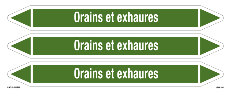 ORAINS ET EXHAURES
