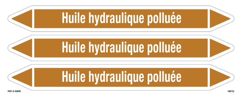 HUILE HYDRAULIQUE POLLUÉE