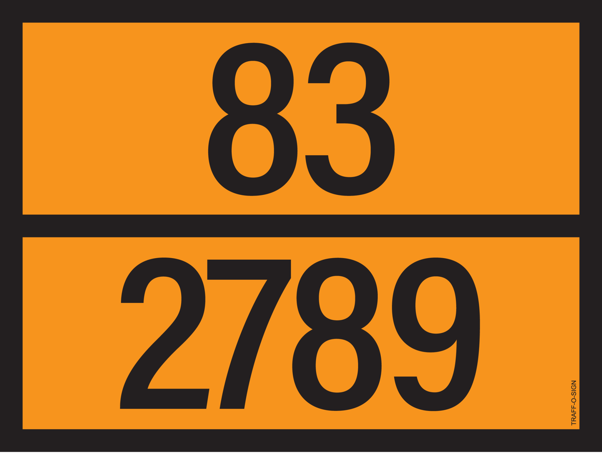 ADR BORD MET GEVARENCODE 83/2789
