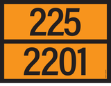 ADR BORD MET GEVARENCODE 225/2201