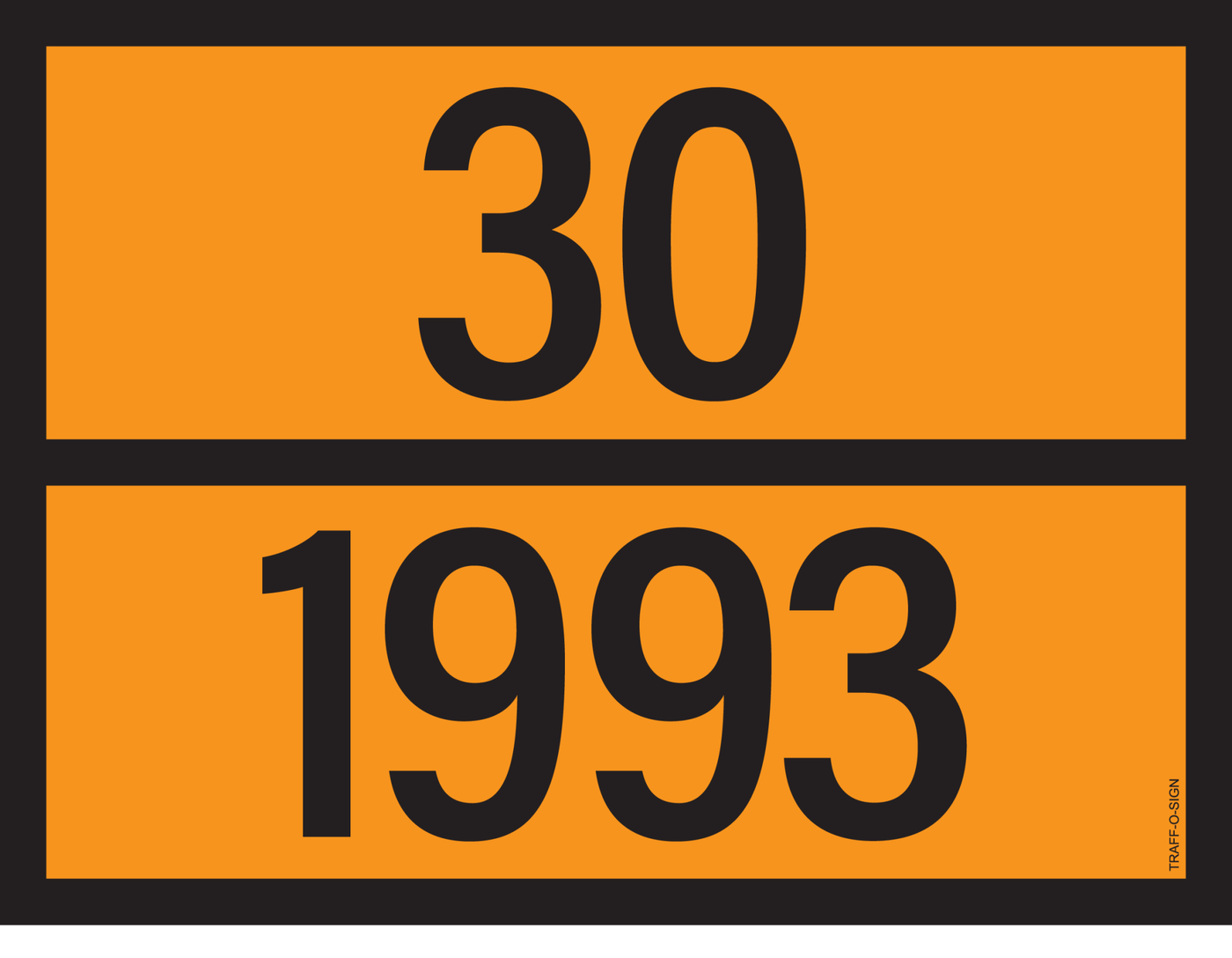 ADR BORD MET GEVARENCODE 30/1993