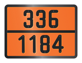 ADR BORD MET GEVARENCODE 336/1184