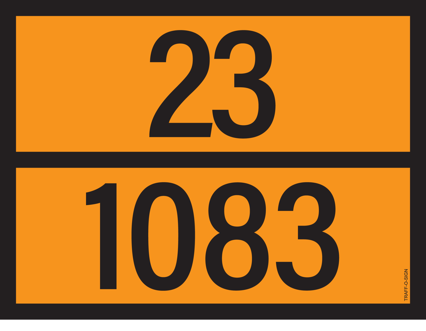 ADR BORD MET GEVARENCODE 23/1083