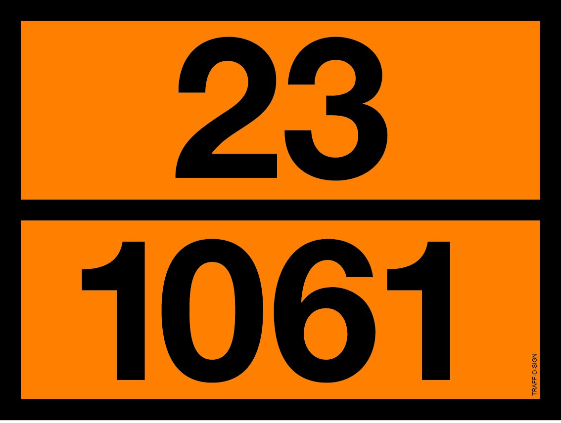 ADR BORD MET GEVARENCODE 23/1061