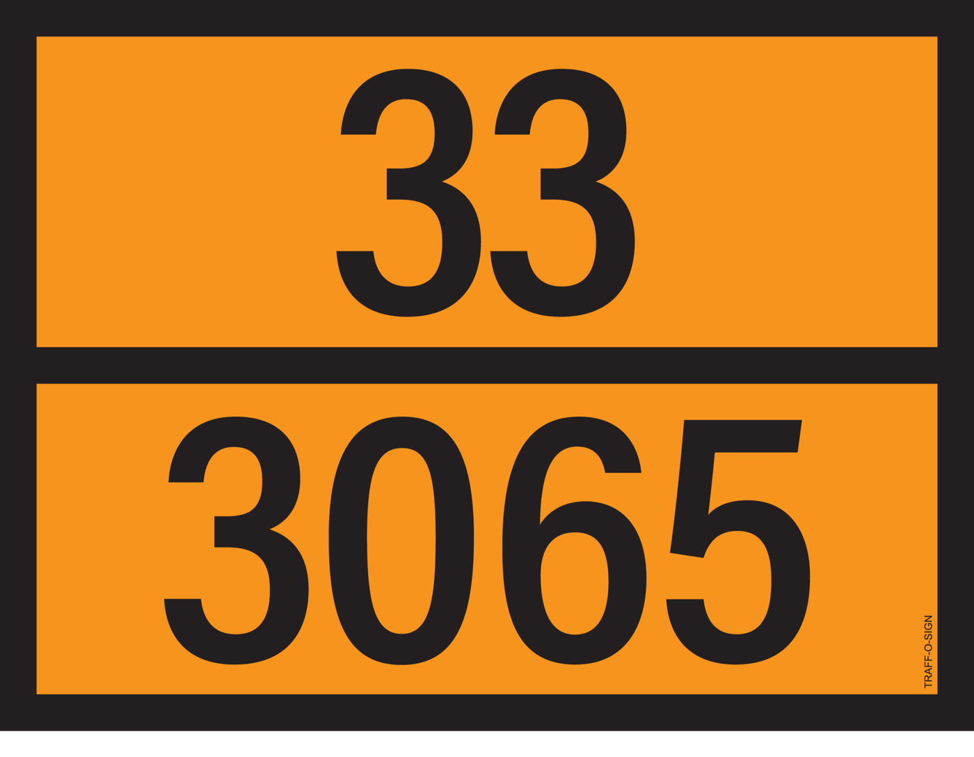 ADR BORD MET GEVARENCODE 33/3065