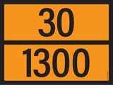 ADR BORD MET GEVARENCODE 30/1300