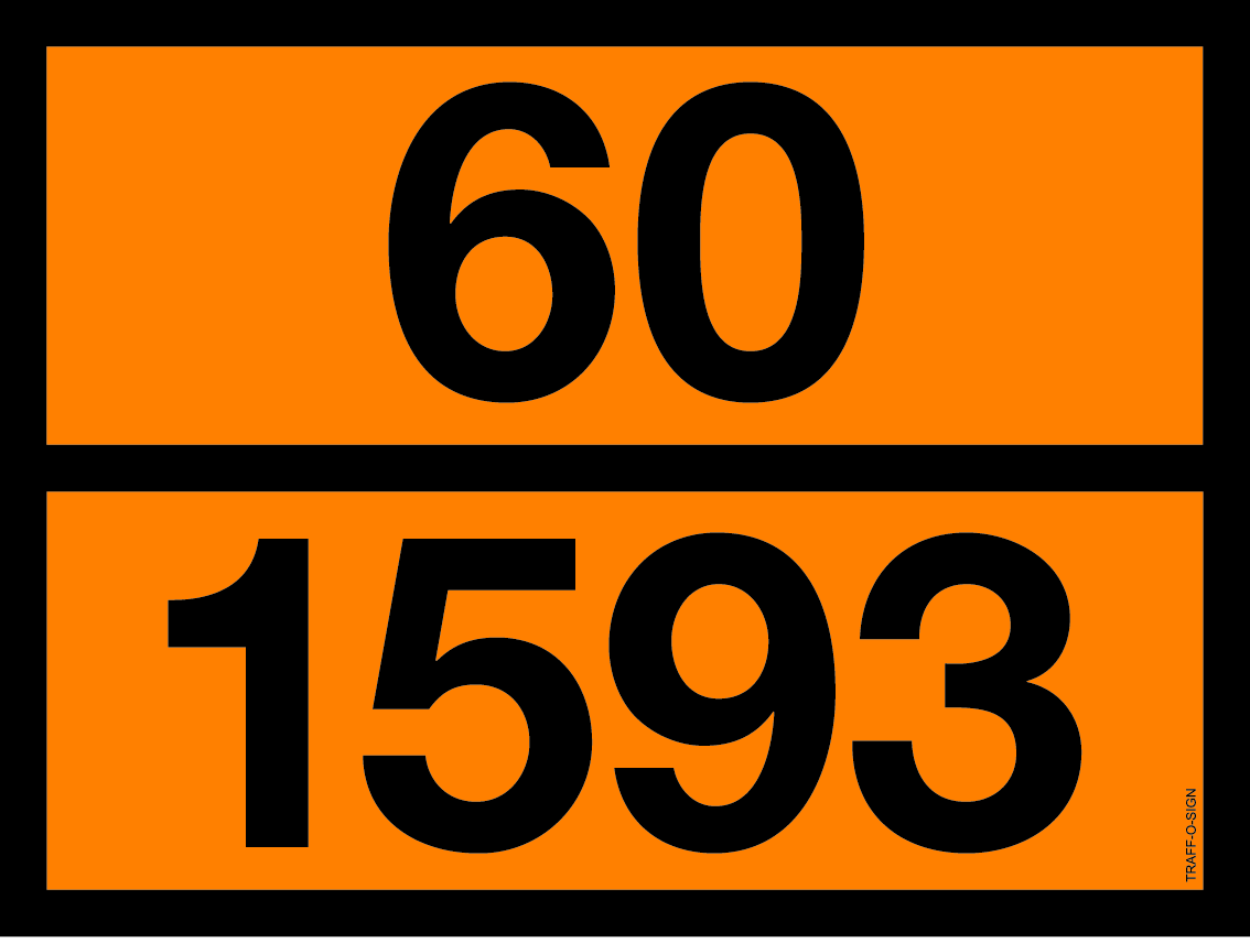 ADR BORD MET GEVARENCODE 60/1593