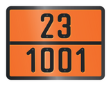 ADR BORD MET GEVARENCODE 23/1001