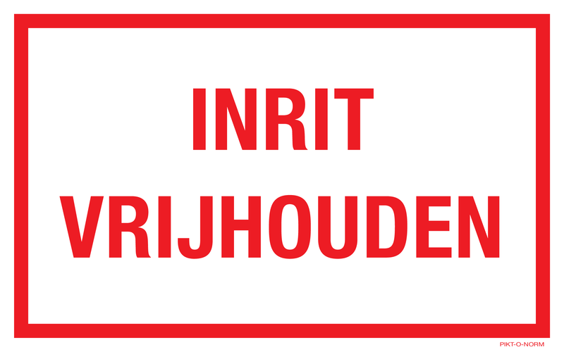 INRIT VRIJHOUDEN