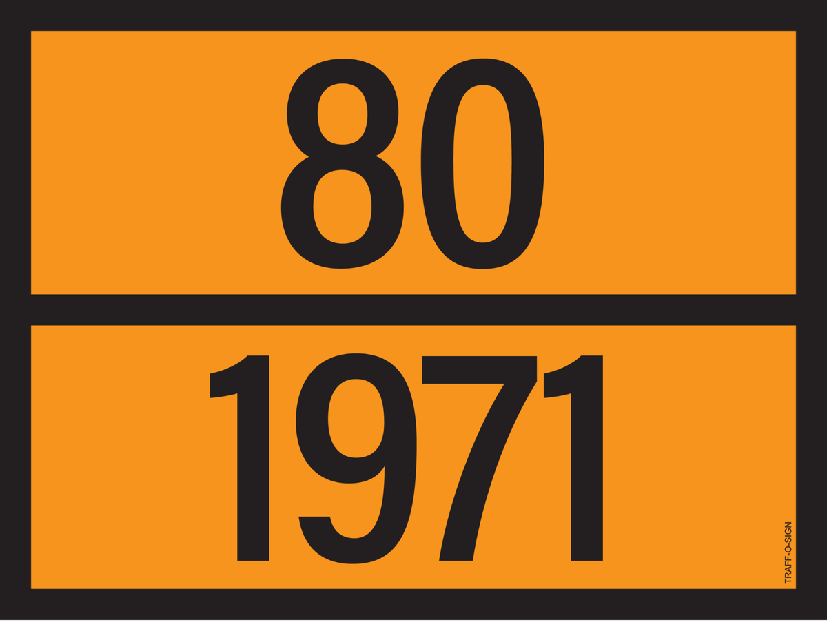 ADR BORD MET GEVARENCODE 80/1971