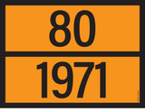 ADR BORD MET GEVARENCODE 80/1971