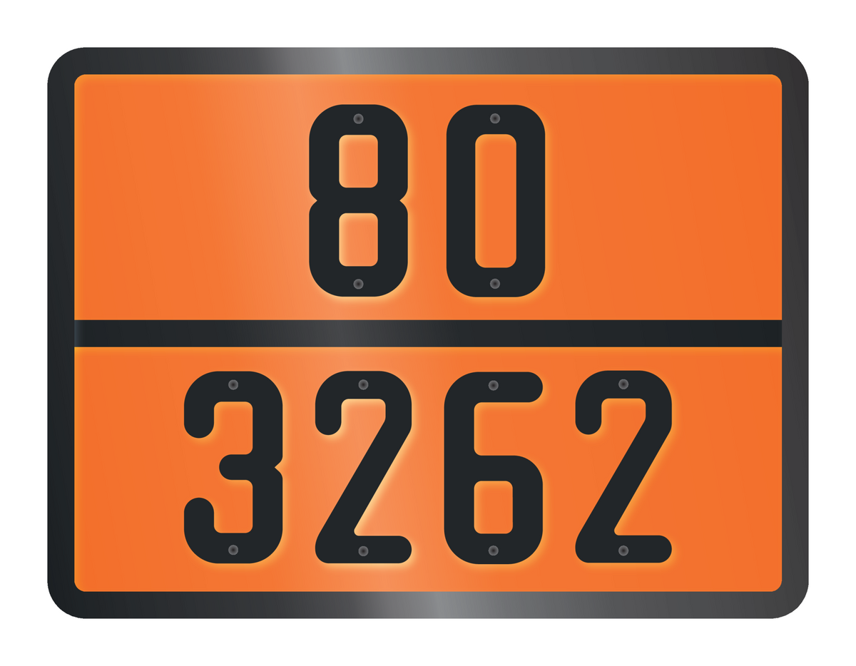 ADR BORD MET GEVARENCODE 80/3262