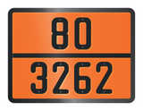ADR BORD MET GEVARENCODE 80/3262