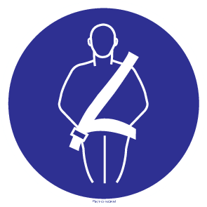 CEINTURE DE SÉCURITÉ OBLIGATOIRE