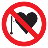 INTERDIT AUX STIMULATEURS CARDIAQUES