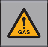 WAARSCHUWING GEVAAR GAS!