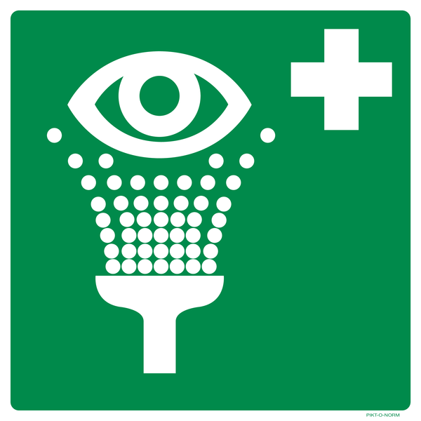 OOGSPOELDOUCHE ISO7010-E011