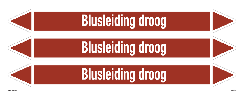 BLUSLEIDING DROOG