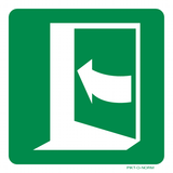LA PORTE OUVRE EN POUSS.SUR CÔTÉ GAUCHE