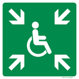 REFUGE TEMPORAIRE D'ÉVACUATION HANDICAPE