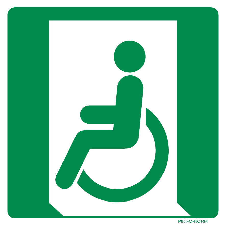 SORTIE SECOURS À GAUCHE POUR HANDICAPES