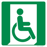 SORTIE SECOURS À DROITE HANDICAPES E030
