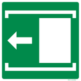 FAIRE COULLISER LA PORTE VERS LA GAUCHE