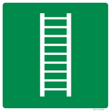 VLUCHTLADDER ISO7010-E059