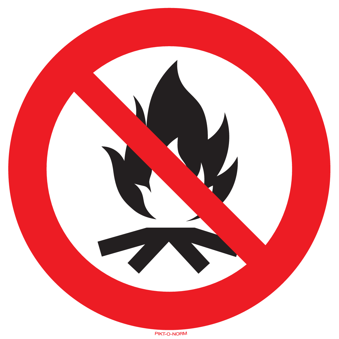 INTERDICTION FEU DE CAMP