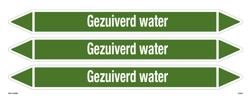GEZUIVERD WATER