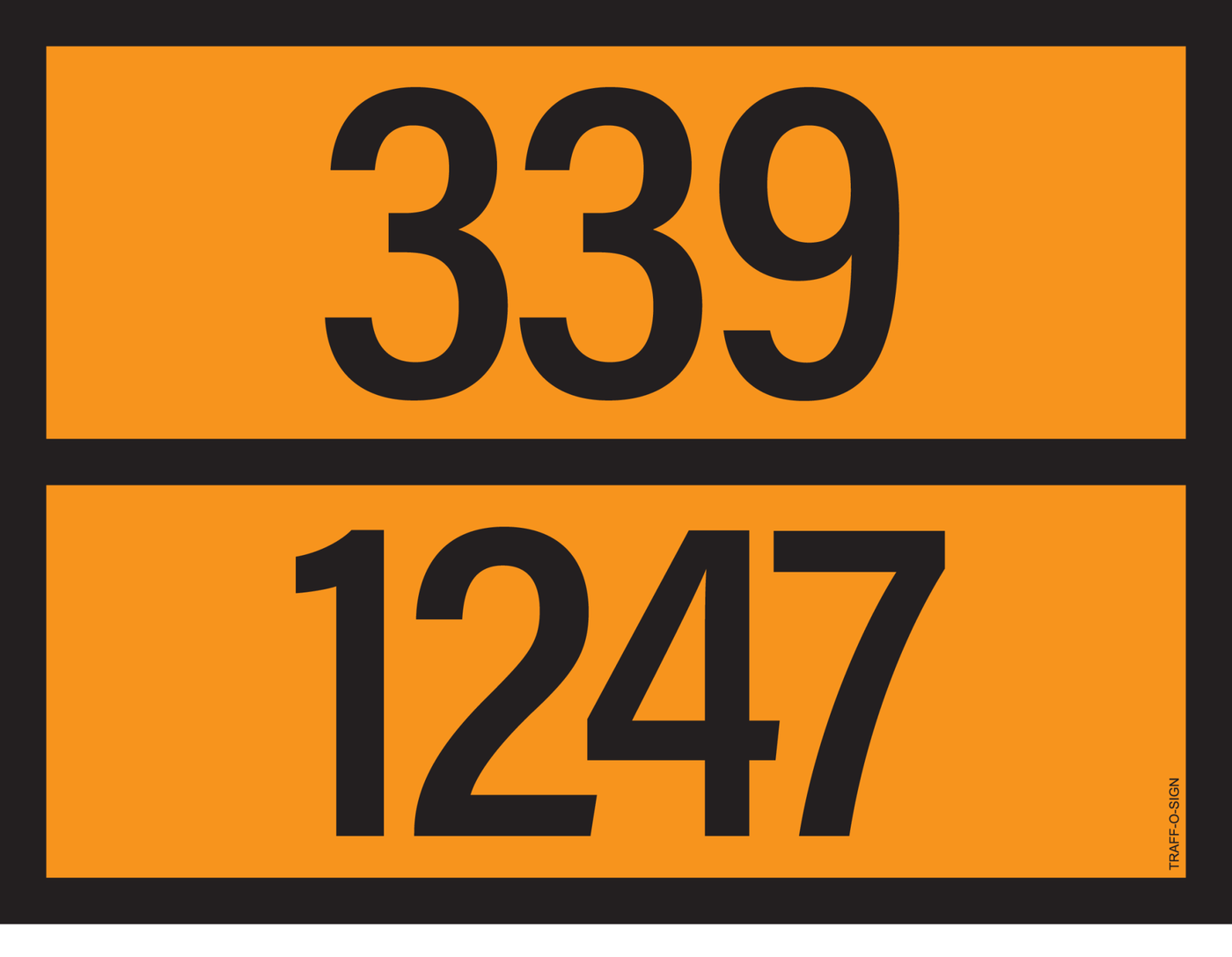 ADR BORD MET GEVARENCODE 339/1247