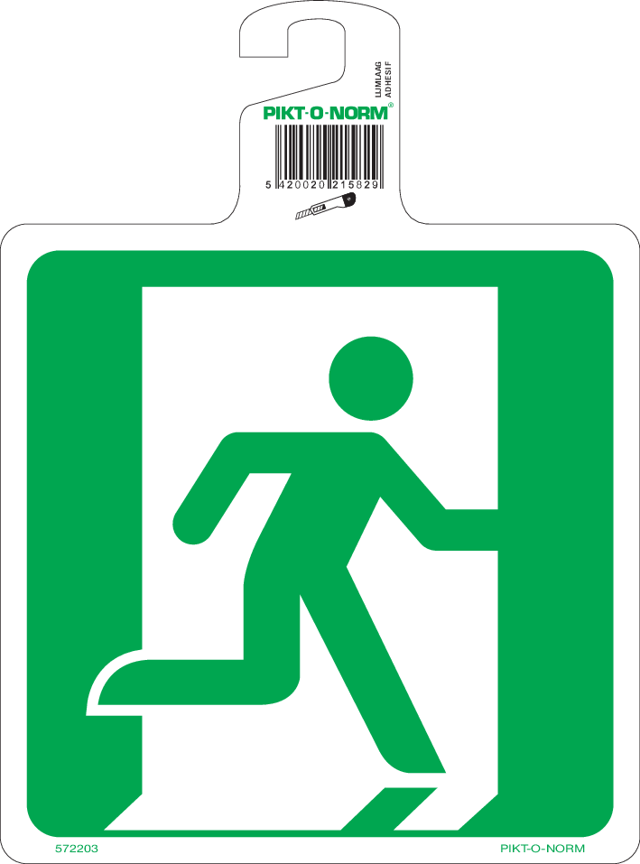 ISSUE - SORTIE DE SECOURS À DROITE