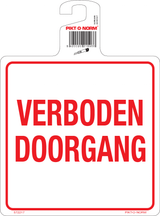VERBODEN DOORGANG