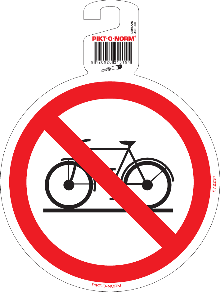 INTERDIT AUX BICYCLETTES