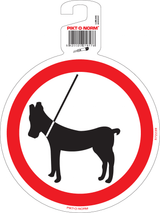 HONDEN AAN DE LEIBAND VERBODEN
