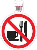 ETEN EN DRINKEN VERBODEN