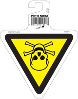AVERTISSEMENT DANGER MATIÈRES TOXIQUES