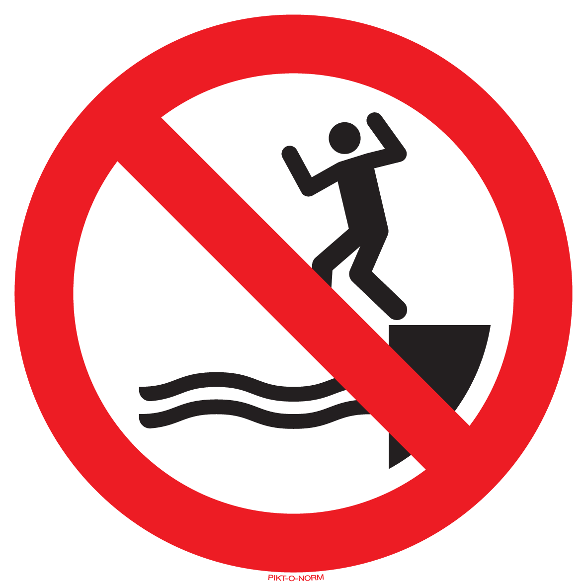 INTERDICTION SAUTER DANS L'EAU