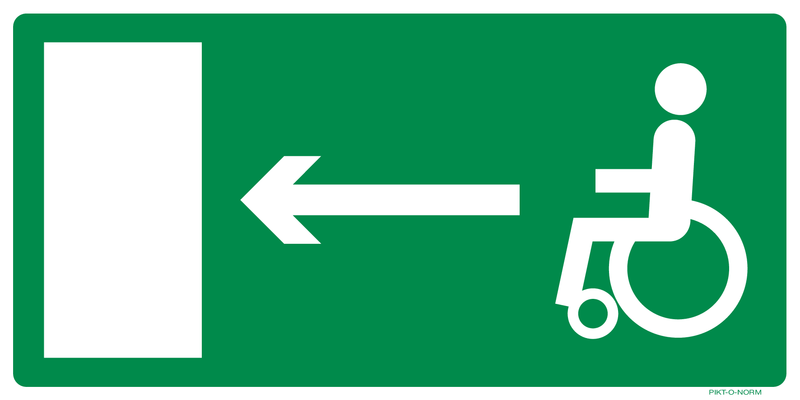 VLUCHTWEG LINKS VOOR GEHANDICAPTEN